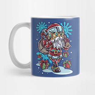 Christmas Santa Claus Robot Mug